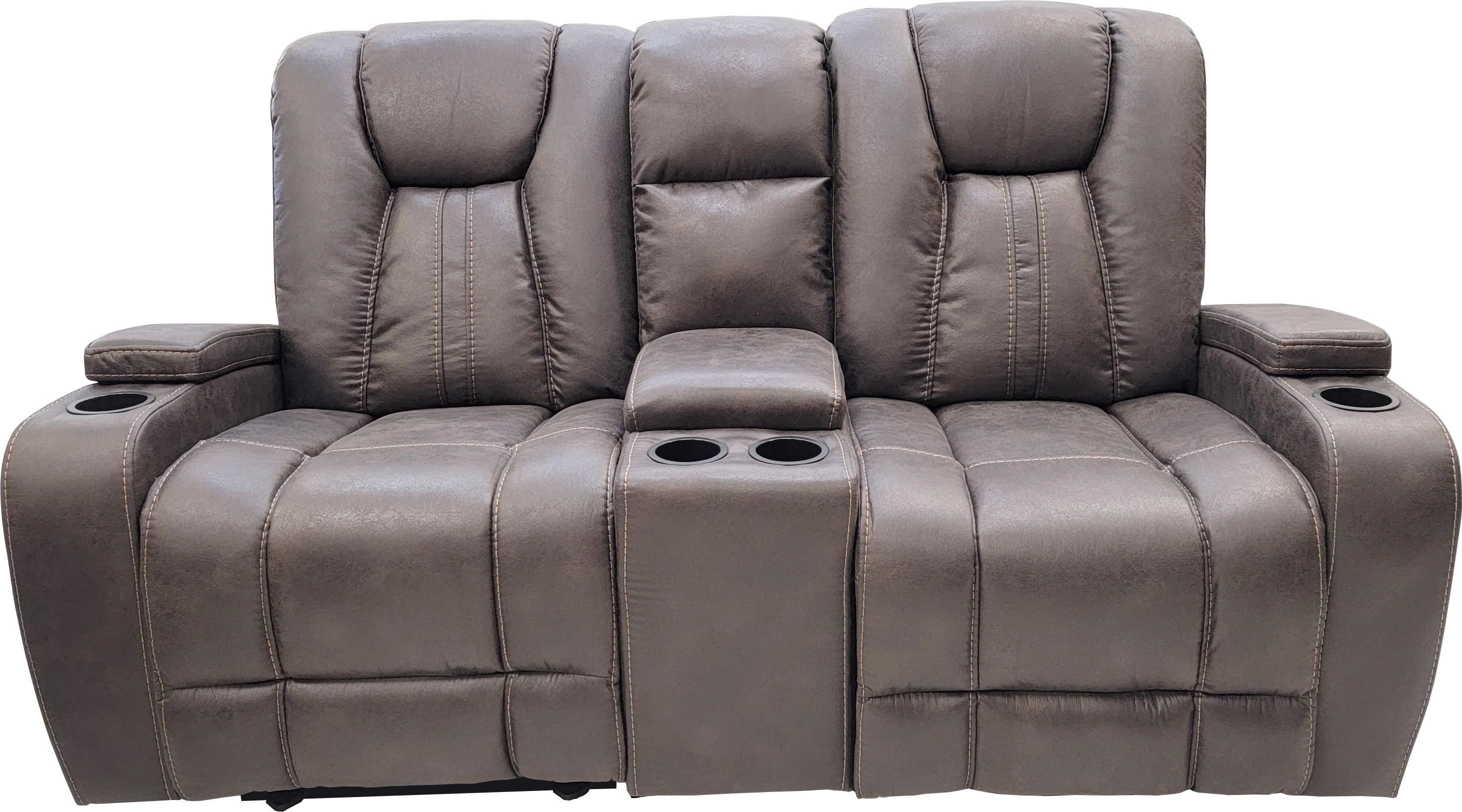 Cheers 9990M X9990BML22K+HCE DUAL GLIDER RECLINING LOVESEAT WITH CONSOLE Del Sol Furniture